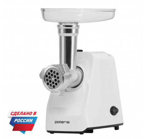 Мясорубка Polaris PMG 1852 белая Polaris - krestsy-experts.ru – фото 1