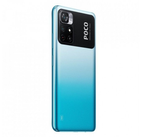 Смартфон POCO M4 Pro 5G 64 ГБ голубой Poco - krestsy-experts.ru – фото 1