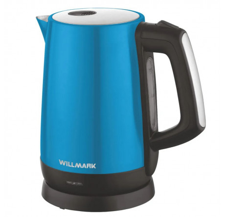 Электрочайник Willmark WEK-1758S голубой  WILLMARK - krestsy-experts.ru – фото 1