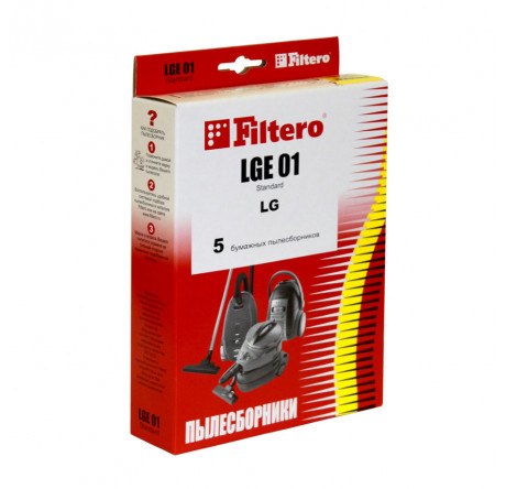 Пылесборник Filtero LGE 01 (5) Standard Filtero - krestsy-experts.ru – фото 1