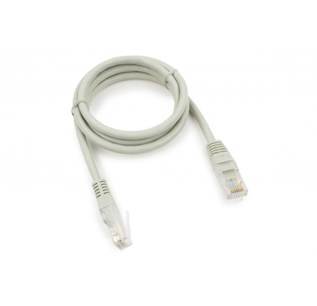 Cablexpert PP10-1M медный UTP кат.5e, 1м, разъем RJ-45 серый Патч-корд  CABLEXPERT - krestsy-experts.ru – фото 1