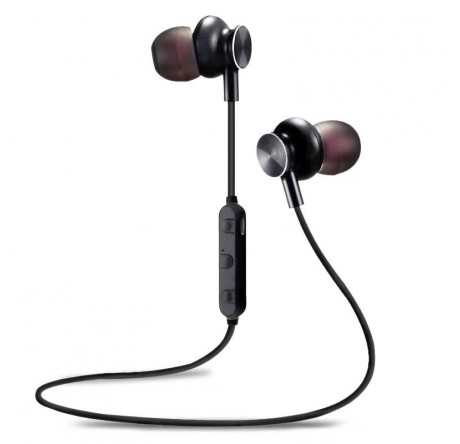Наушники More choice Bluetooth вакуумные с шейным шнурком BG6 MORE CHOICE - krestsy-experts.ru – фото 1