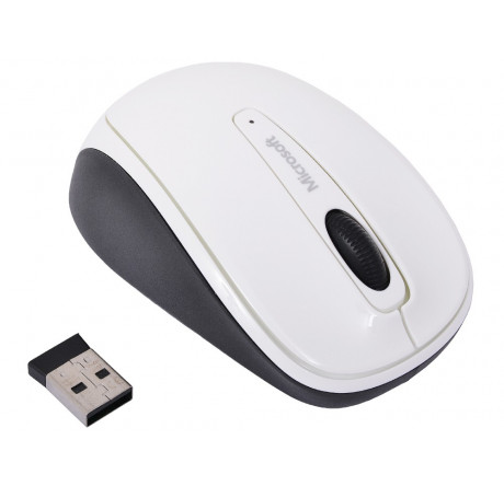 Мышь Microsoft Wireless Mobile Mouse 3500 USB white (GMF-00294) Microsoft - krestsy-experts.ru – фото 1