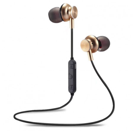 Наушники More choice Bluetooth вакуумные с шейным шнурком BG6 MORE CHOICE - krestsy-experts.ru – фото 1
