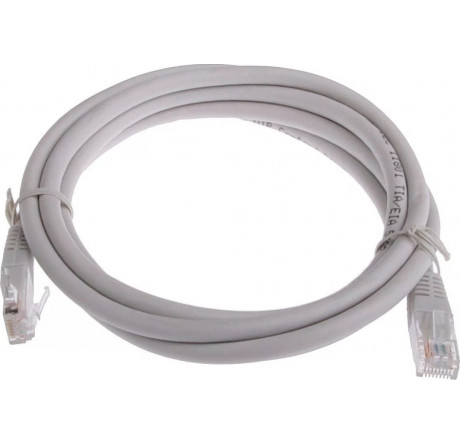 Cablexpert PP10-2M медный UTP кат.5e, 2м, разъем RJ-45 серый Патч-корд  CABLEXPERT - krestsy-experts.ru – фото 1