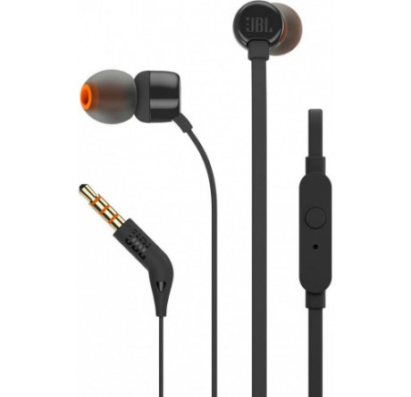 JBL T110, черная Гарнитура JBL - krestsy-experts.ru – фото 1