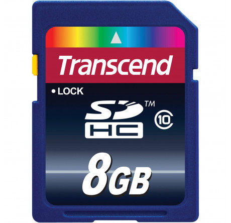 Карта памяти Transcend 8GB SDHC Class10 Transcend - krestsy-experts.ru – фото 1