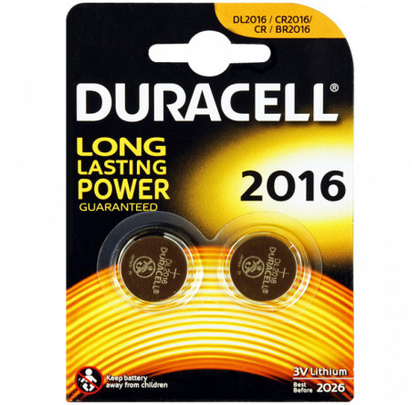 Duracell CR2016-2BL Батарейки  Duracell - krestsy-experts.ru – фото 1