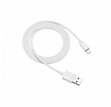 Canyon CNS-MFICAB01W Ultra-compact MFI Cable, certified by Apple, 1M length, 2.8mm , Whi Кабель USB  CANYON - krestsy-experts.ru – фото 1