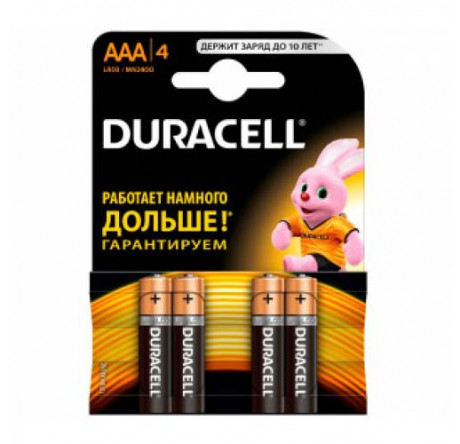Duracell LR03-4BL BASIC Элемент питания  Duracell - krestsy-experts.ru – фото 1