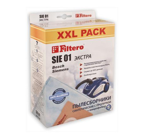 Пылесборник Filtero SIE 01 (8) XXL PACK Filtero - krestsy-experts.ru – фото 1
