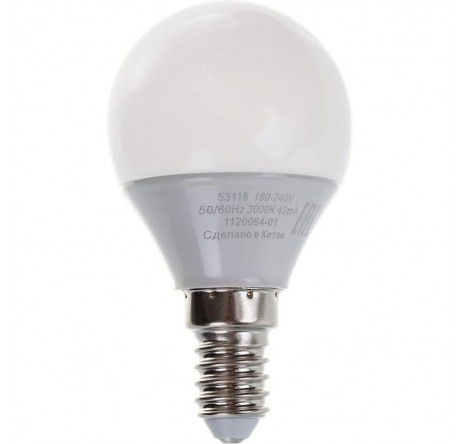GAUSS LED ELEMENTARY GLOBE 6W E14 GAUSS - krestsy-experts.ru – фото 1