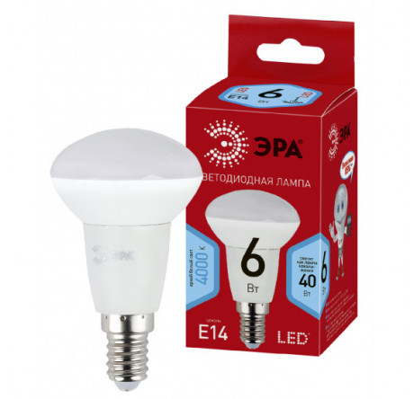 ECO LED R50-6W-840-E14 ЭРА ЭРА - krestsy-experts.ru – фото 1