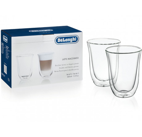 Чашки для латте De Longhi Latte cups DE LONGHI - krestsy-experts.ru – фото 1