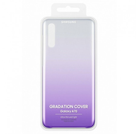 Samsung для Samsung Galaxy A10 Gradation Cover фиолетовый (EF-AA105CVEGRU) Чехол (клип-кейс)  Samsung - krestsy-experts.ru – фото 1