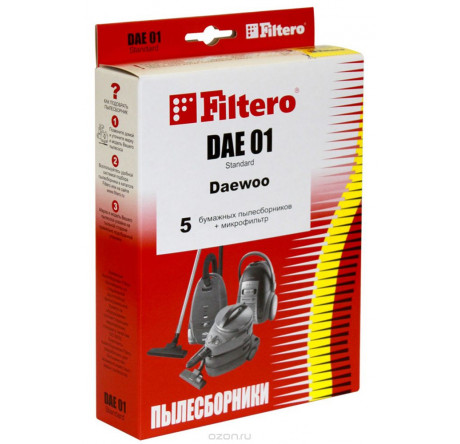 Пылесборник Filtero DAE 01 (5) Standard Filtero - krestsy-experts.ru – фото 1