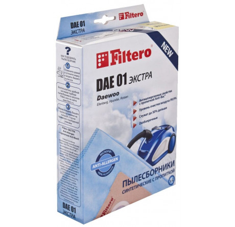Пылесборник Filtero  DAE 01 Filtero - krestsy-experts.ru – фото 1