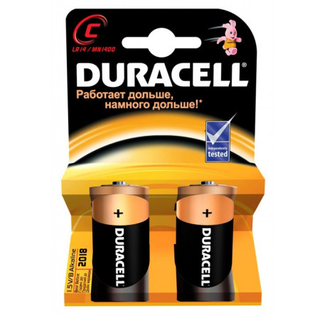 Duracell LR14-2BL (блистер) 2шт Батарея Duracell - krestsy-experts.ru – фото 1