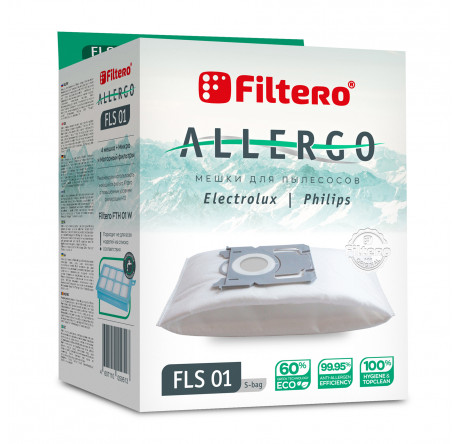 Пылесборник Filtero FLS 01 (S-bag) (4) Allergo Filtero - krestsy-experts.ru – фото 1