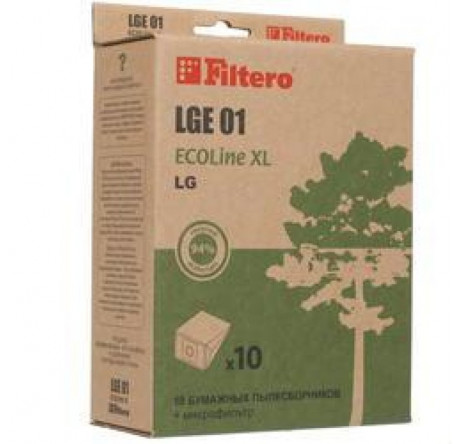 Пылесборник Filtero LGE 01 (10+фильтр) ECOLine XL Filtero - krestsy-experts.ru – фото 1