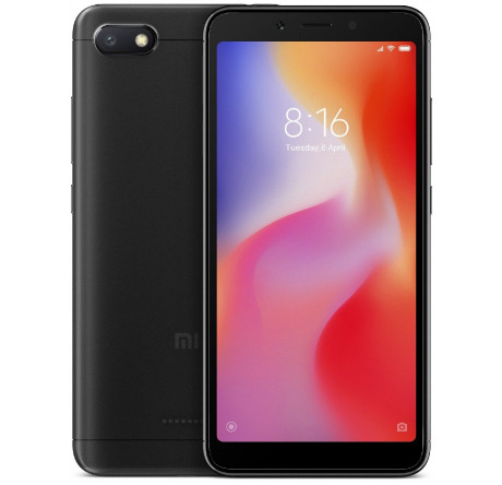 Смартфон Xiaomi Redmi 6 Black (M1804C3DG), 5.45'' 18:9 1440x720, Xiaomi - krestsy-experts.ru – фото 1