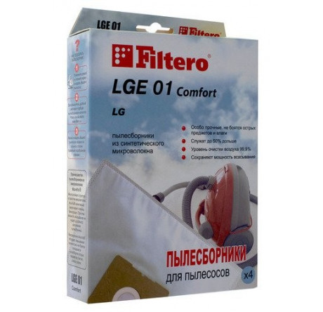Пылесборник Filtero LGE 01 (4) Comfort Filtero - krestsy-experts.ru – фото 1