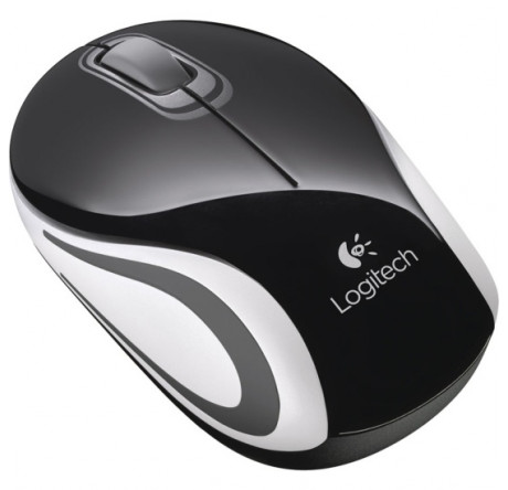 Мышь Logitech Wireless Mini Mouse M187, Black Logitech - krestsy-experts.ru – фото 1