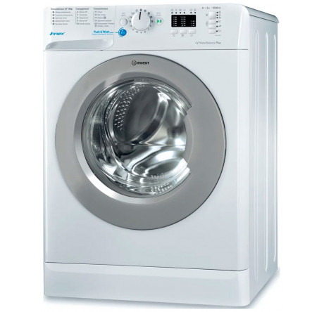 Indesit BWSA 51051 S белая Стиральная машина  Indesit - krestsy-experts.ru – фото 1