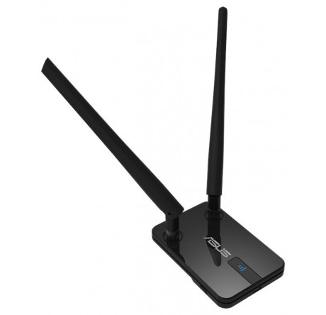 ASUS USB-N14 Wireless N USB Adapter (RTL) (802.11n/g/b, 300Mbps, 2x5dBi) Адаптер беспроводной Asus - krestsy-experts.ru – фото 1