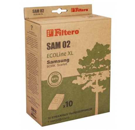 Пылесборник Filtero SAM 02 (10+) XL ECOLine Filtero - krestsy-experts.ru – фото 1