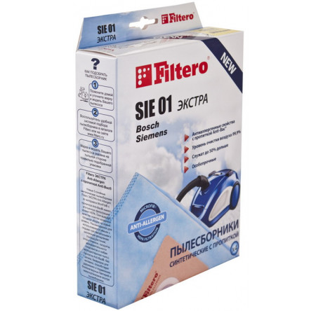 Пылесборник Filtero SIE 01 (4) Comfort Filtero - krestsy-experts.ru – фото 1