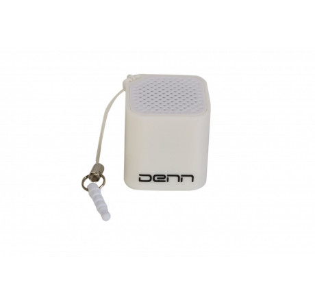DENN DBS112 с микрофоном и встроенным аккумулятором. Мощность 2W. Белая Беспроводная аудио колонка  Denn - krestsy-experts.ru – фото 1