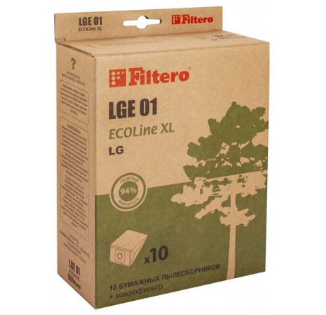 Пылесборник FILTERO LGE 01 (10+фильтр) ECOLine XL Filtero - krestsy-experts.ru – фото 1