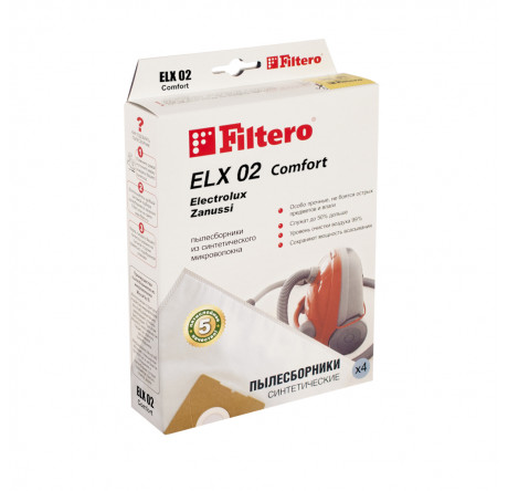 Пылесборник Filtero ELX 02 (4) Comfort Filtero - krestsy-experts.ru – фото 1
