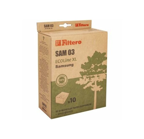 Пылесборник Filtero SAM 03 (10+) XL ECOLine Filtero - krestsy-experts.ru – фото 1