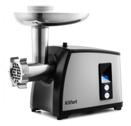 Мясорубка Kitfort KT-2105 серебро/черный Kitfort - krestsy-experts.ru – фото 1