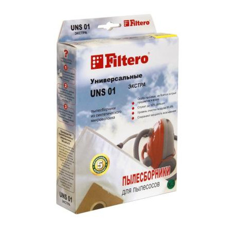 Пылесборник Filtero UNS 01 (3) Экстра Filtero - krestsy-experts.ru – фото 1