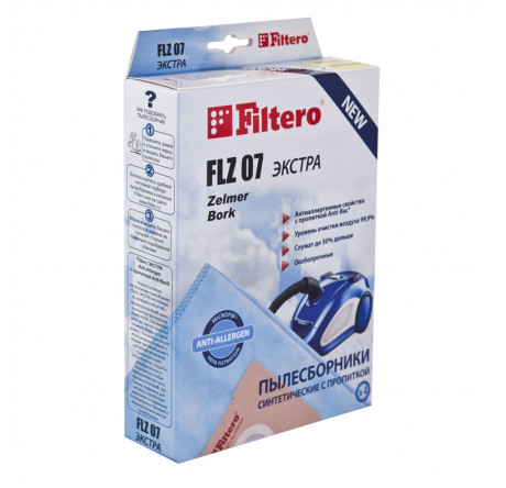Пылесборник Filtero FLZ 07 (4) ЭКСТРА Filtero - krestsy-experts.ru – фото 1
