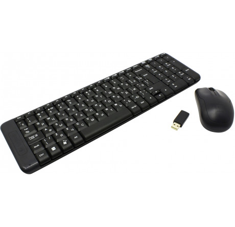 Logitech Wireless Desktop MK220 (920-003169) Комплект (клавиатура + мышь)  Logitech - krestsy-experts.ru – фото 1