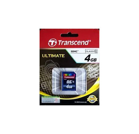 Карта памяти SDHC Transcend 4GB (TS4GSDHC10) Transcend - krestsy-experts.ru – фото 1