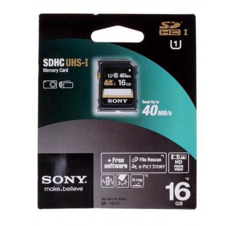 Карта памяти Sony SDHC 16 Gb Class 10  Sony - krestsy-experts.ru – фото 1