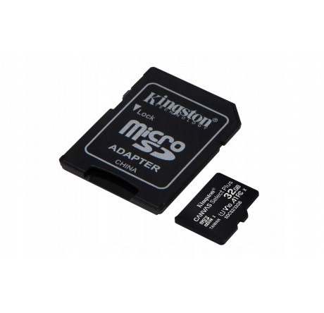 Kingston SDCS2/32GB 32GB micSDHC Canvas Select Plus 100R A1 C10 Card + ADP Флеш-накопитель  Kingston - krestsy-experts.ru – фото 1