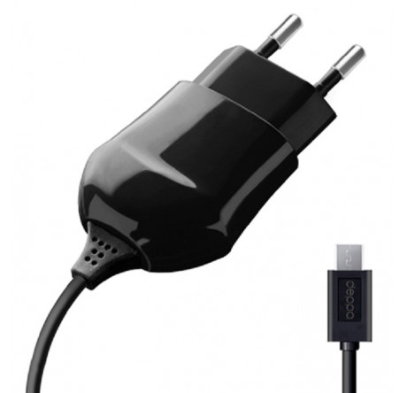Deppa СЗУ mini USB, 1A, черный, Prime Line Зарядное устройство  DEPPA - krestsy-experts.ru – фото 1