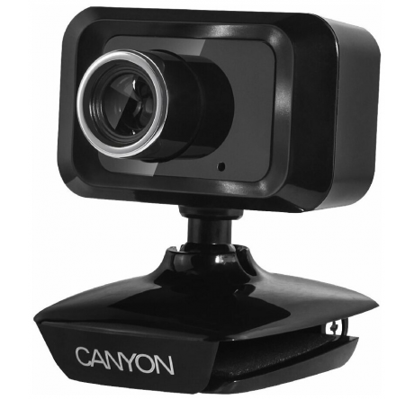 Canyon CNE-CWC1USB Enhanced 1.3,2.0 connector, viewing angle 40°, cable length 2.0m, Blac Веб-камера CANYON - krestsy-experts.ru – фото 1