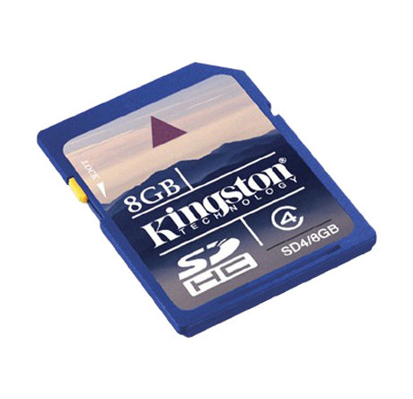 Карта памяти SDHC Kingston 8GB (SD4/8GB) Kingston - krestsy-experts.ru – фото 2