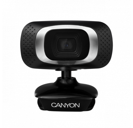 Canyon CNE-CWC3N 720P HD webcam with USB2.0. 360 градусов 1.0Mega pixels 1280*720 кабель 2 Вебкамера CANYON - krestsy-experts.ru – фото 1