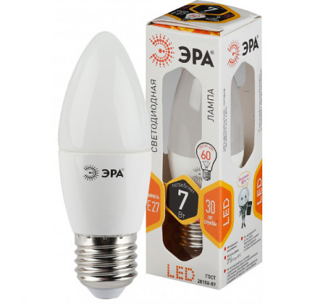 LED B35-7W-827-E27 ЭРА ЭРА - krestsy-experts.ru – фото 1