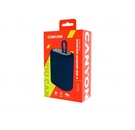 Колонка беспроводная Canyon CNE-CBTSP4BL Bluetooth Speaker BT V5 CANYON - krestsy-experts.ru – фото 1